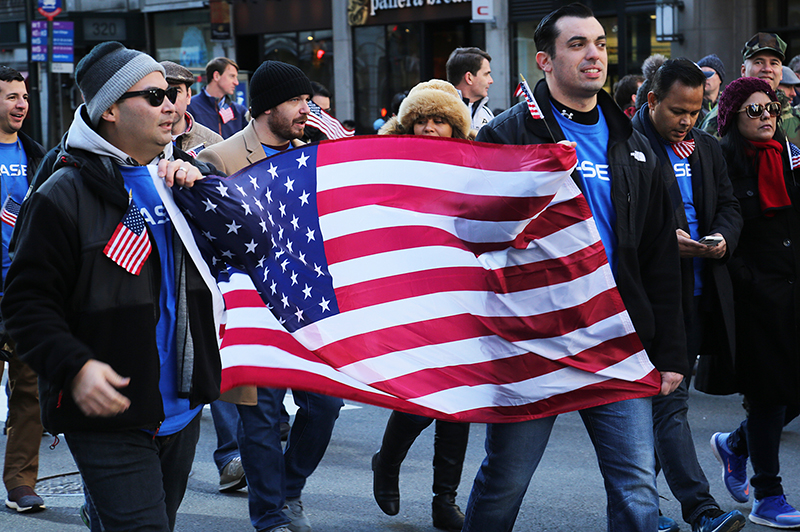 Veterans' Day : Parade : New York City : USA : Richard Moore : Journalist : Photographer :